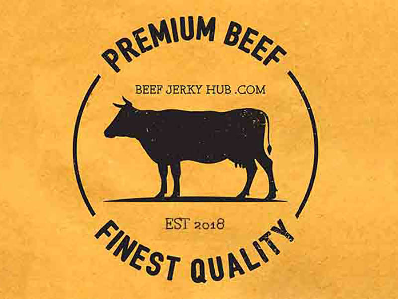 Cattle emblem with the words Premium Beef and Finest Quality