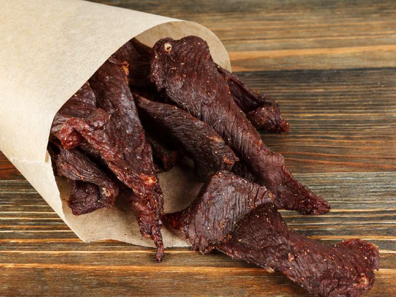 An average price of beef jerky