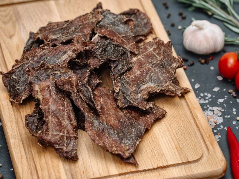 Beef Jerky comes from a pound of beef