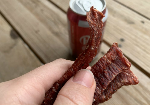 Spicy Dr. Pepper Beef Jerky ~ The Recipe Bandit