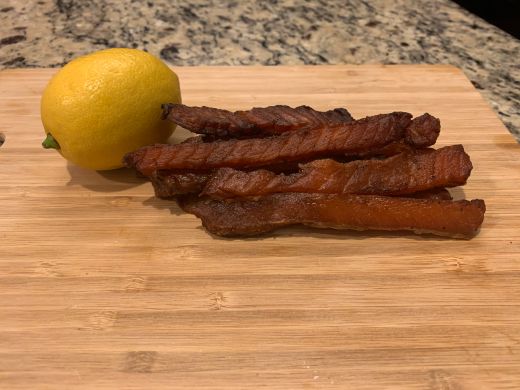 Cooked Salmon jerky