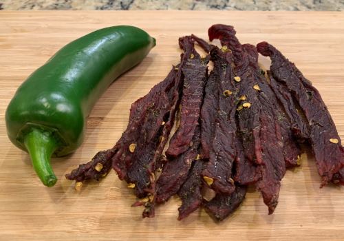 Cooked South Texas Jalapeno jerky