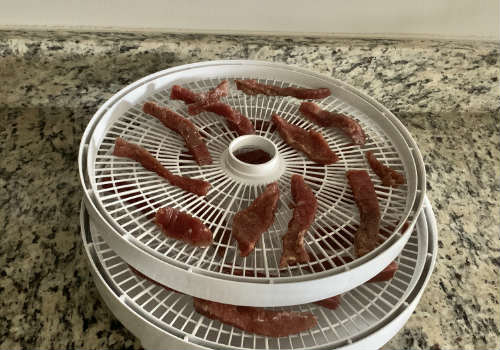 Drying the jerky