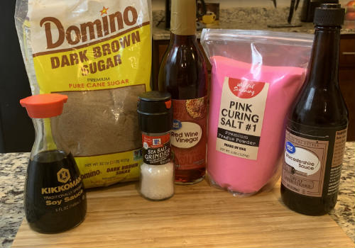 Ingredients for Simply sweet jerky