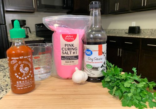 Ingredients for Thai spiced beef jerky