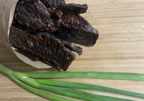 Peppered beef jerky