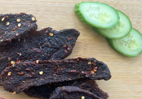 A simple air fryer for beef jerky