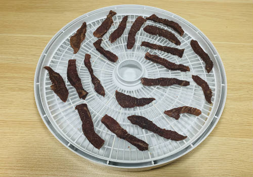 Testing for when the jerky Is cooked